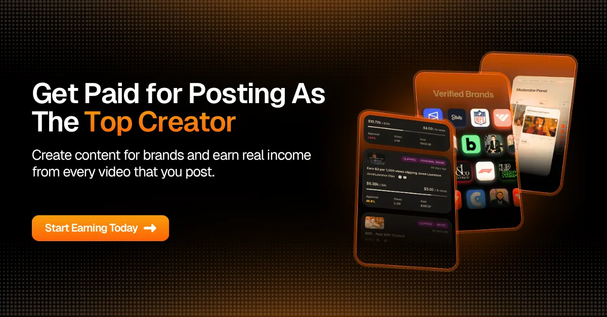 Featured image: Get paid for posting as the top creator
