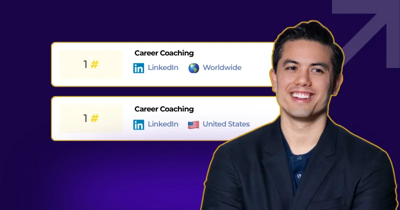 Featured image: #1 career coaching on LinkedIn, worldwide and United States